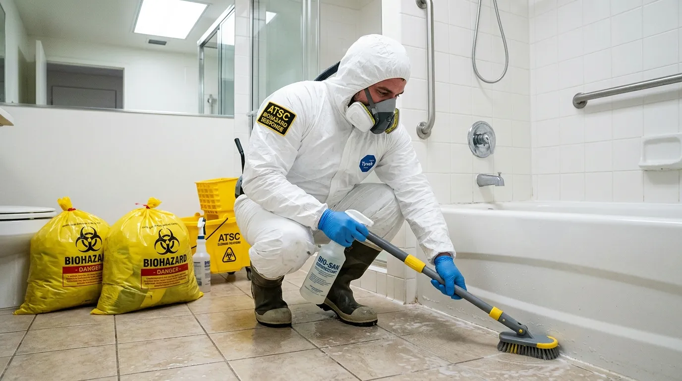 Decontamination equipment deployed for Blood Cleanup in Springdale